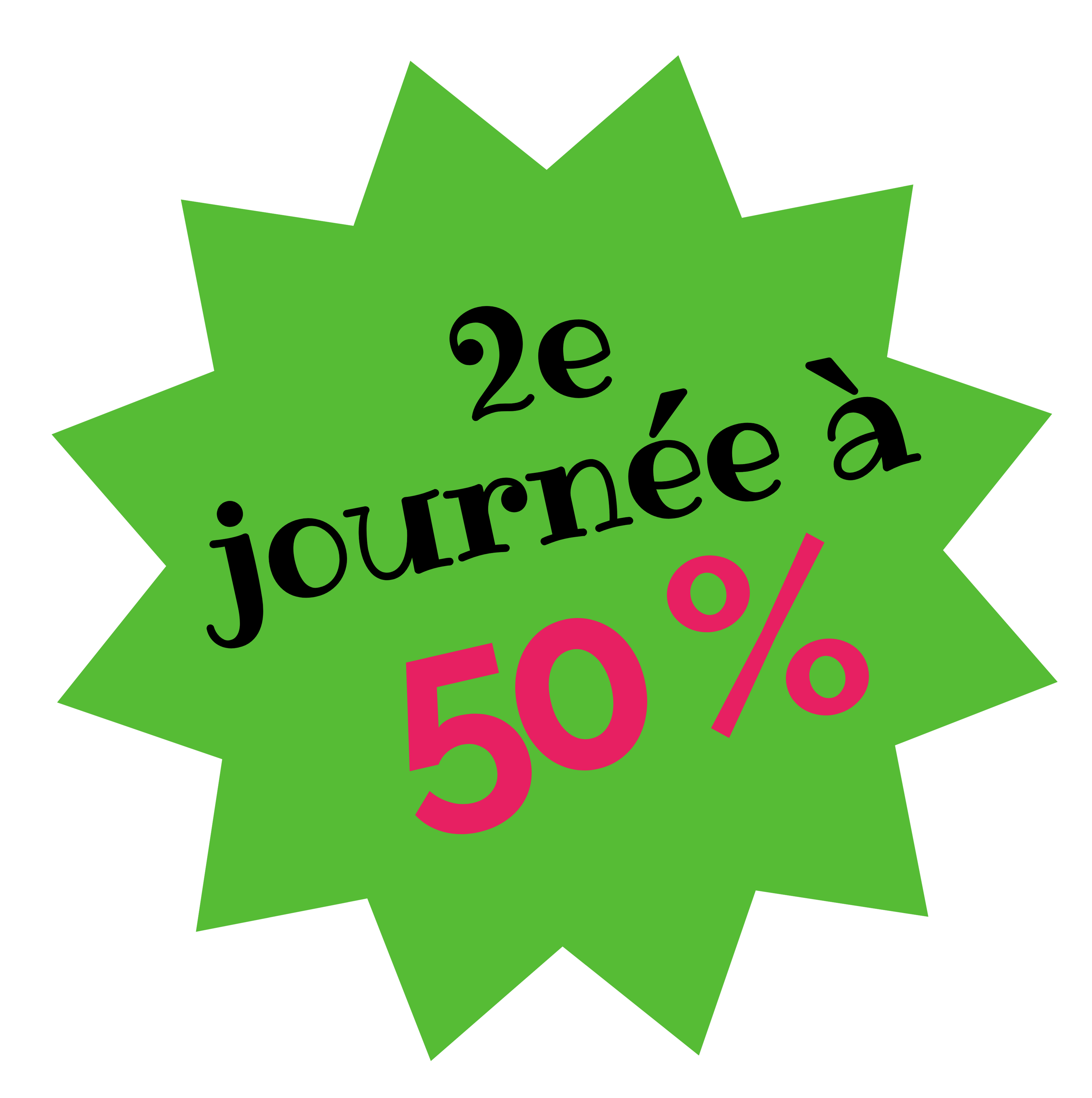 2e jour 50 %